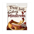 Galaxy Minstrels Milk Chocolate Buttons Treat Bag 80g (Pack of 20)