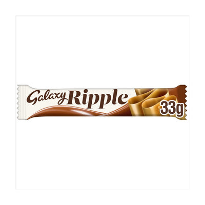 Galaxy Ripple Milk Chocolate Snack Bar 33g (Pack of 36)