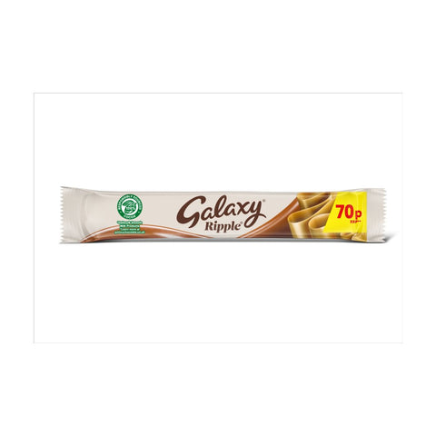 Galaxy Ripple Milk Chocolate Snack Bar 33g (Pack of 36)