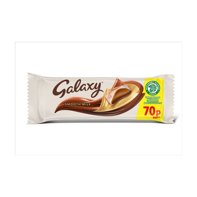 Galaxy Smooth Milk Chocolate Snack Bar 42g (Pack of 24)
