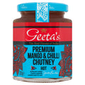 Geeta's Premium Mango & Chilli Chutney Hot 230g (pack of 6)