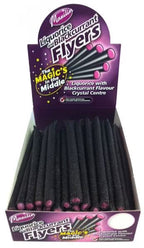 Giant Blackcurrant Liquorice Flyers 40 Pieces Box