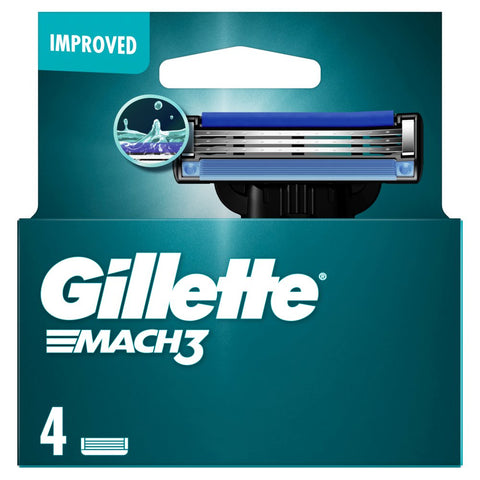 Gillette Mach3 Razor Refills for Men (Pack of 1)