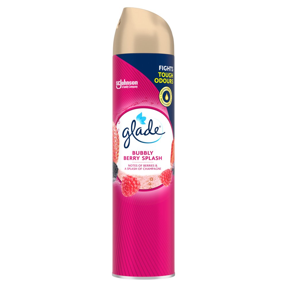 Glade Aerosol Bubbly Berry Splash Air Freshener 300ml (Pack of 12)