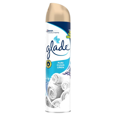 Glade Aerosol Air Freshener Clean Linen 300ml (Pack of 12)