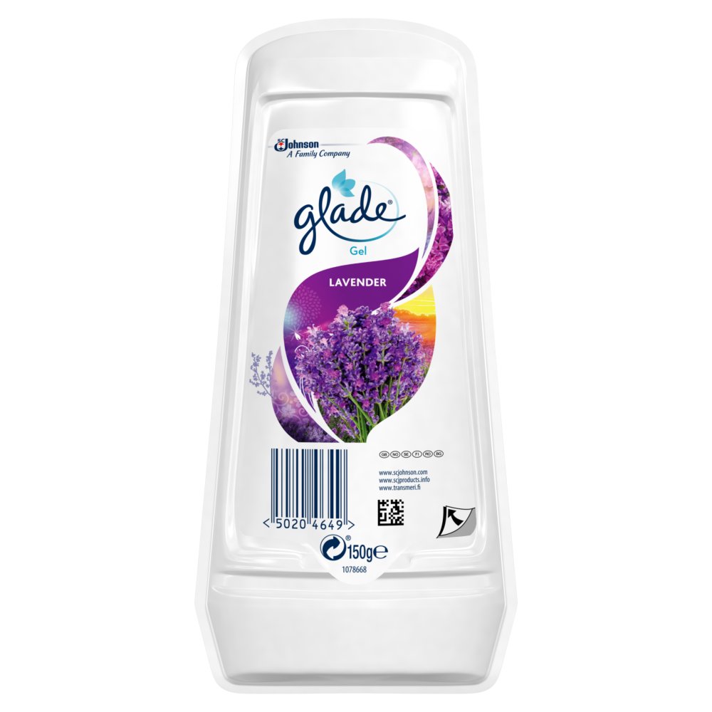 Glade Solid Gel Lavender Air Freshener 150g (Pack of 8)