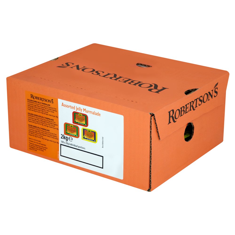 Golden Shred Assorted Jelly Marmalade 100 x 20g (Pack of 1)