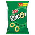 Golden Wonder Ringos Cheese & Onion 25g (Pack of 24)