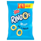 Golden Wonder Ringos Salt & Vinegar 40g (Pack of 18)