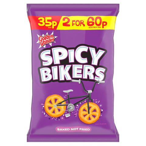 Golden Wonder Spicy Bikers 22g (Pack of 36)