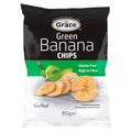 Grace Green Banana Chips Salted 85g (Pack of 9)