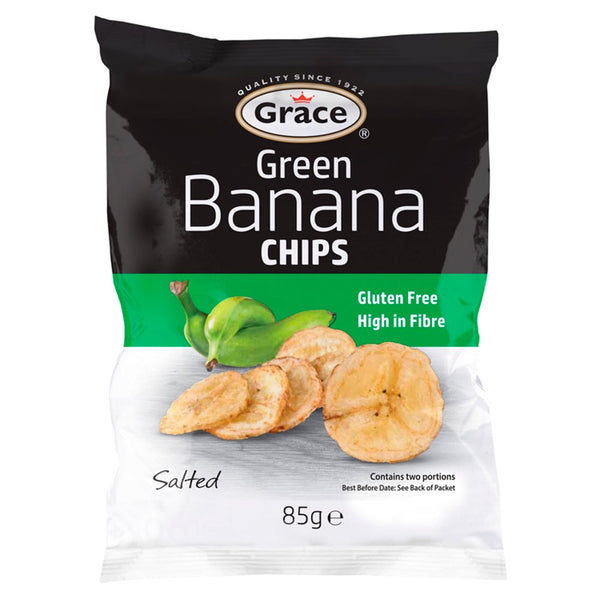 Grace Green Banana Chips Salted 85g (Pack of 9)