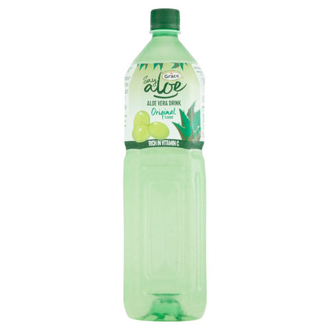 Grace Say Aloe Vera Drink Original Flavour 1.5L (Pack of 6)
