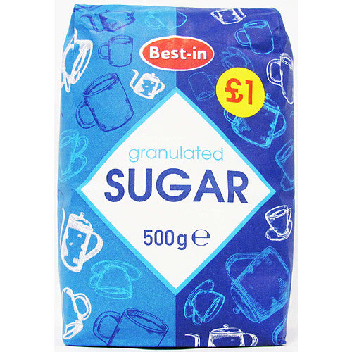 Bestin Granulated Sugar 500g (Pack of 10)