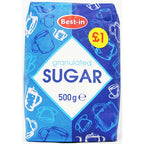Bestin Granulated Sugar 500g (Pack of 10)
