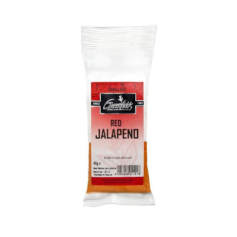 Greenfields Red Jalapeno 65g (Pack of 12)