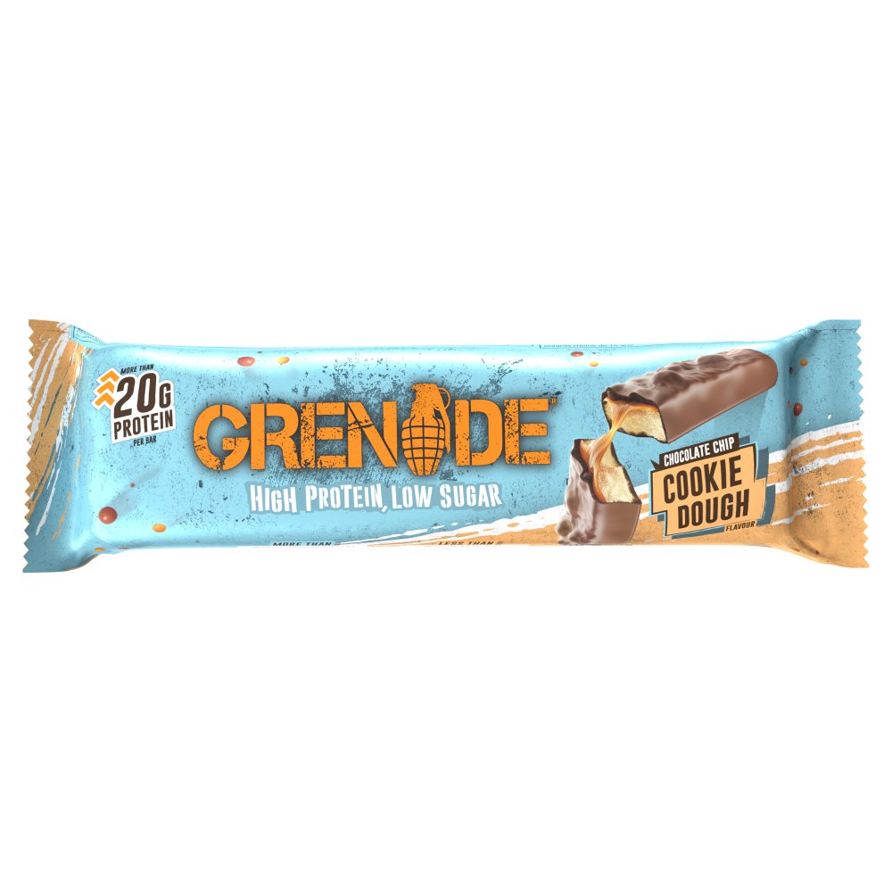 Grenade Chocolate Chip Cookie Dough Flavour 60g (Pack of 12)