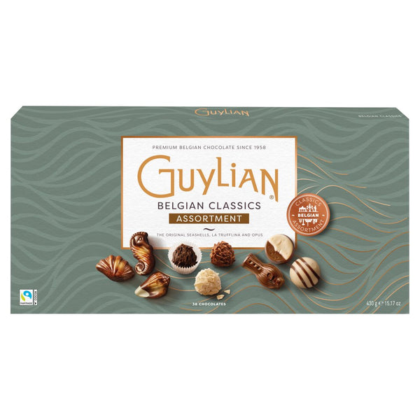 Guylian 38 Belgian Classics Assortment Chocolates 430g (Pack of 1)