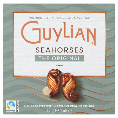 Guylian 4 Belgian Chocolates Sea Horses Original 42g (Pack of 12)
