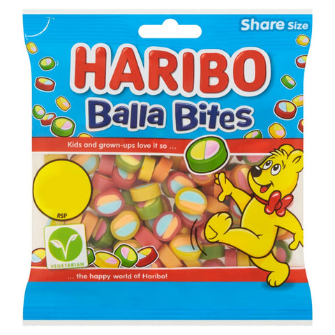HARIBO Balla Bites 140g (Pack of 12)