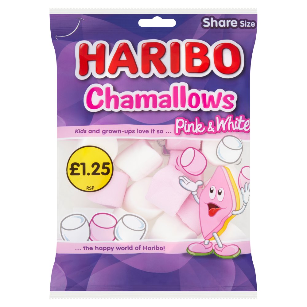 HARIBO Chamallows Pink & White 140g (Pack of 12)