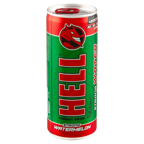 HELL ENERGY DRINK Watermelon 250Ml (Pack of 24)