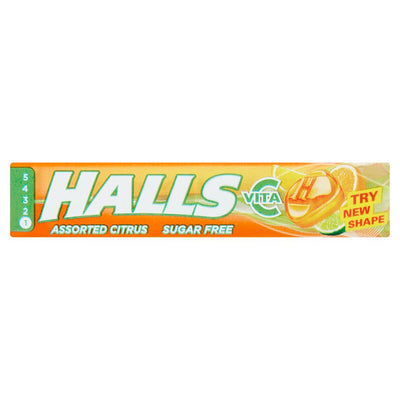 Halls Citrus Sugar Free Sweets 32g (Pack of 20)