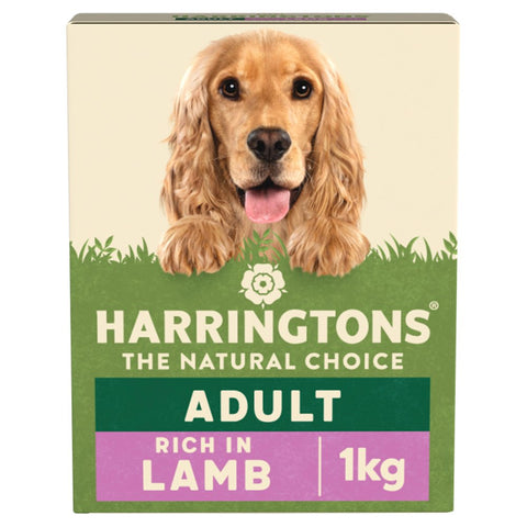 Harringtons Rich in Lamb & Rice Dry Adult Dog Food 1kg (Pack of 5)