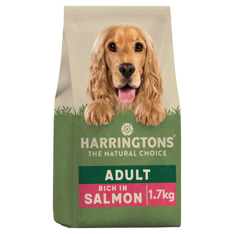 Harringtons Rich in Salmon & Potato Dry Adult Dog Food 1.7kg (Pack of 4)