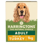 Harringtons Rich in Turkey with Veg Dry Adult Dog Food 1kg (Pack of 5)