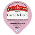 Harrisons Finest Garlic & Herb Dip Pots 100 x 25g (Pack of 1)