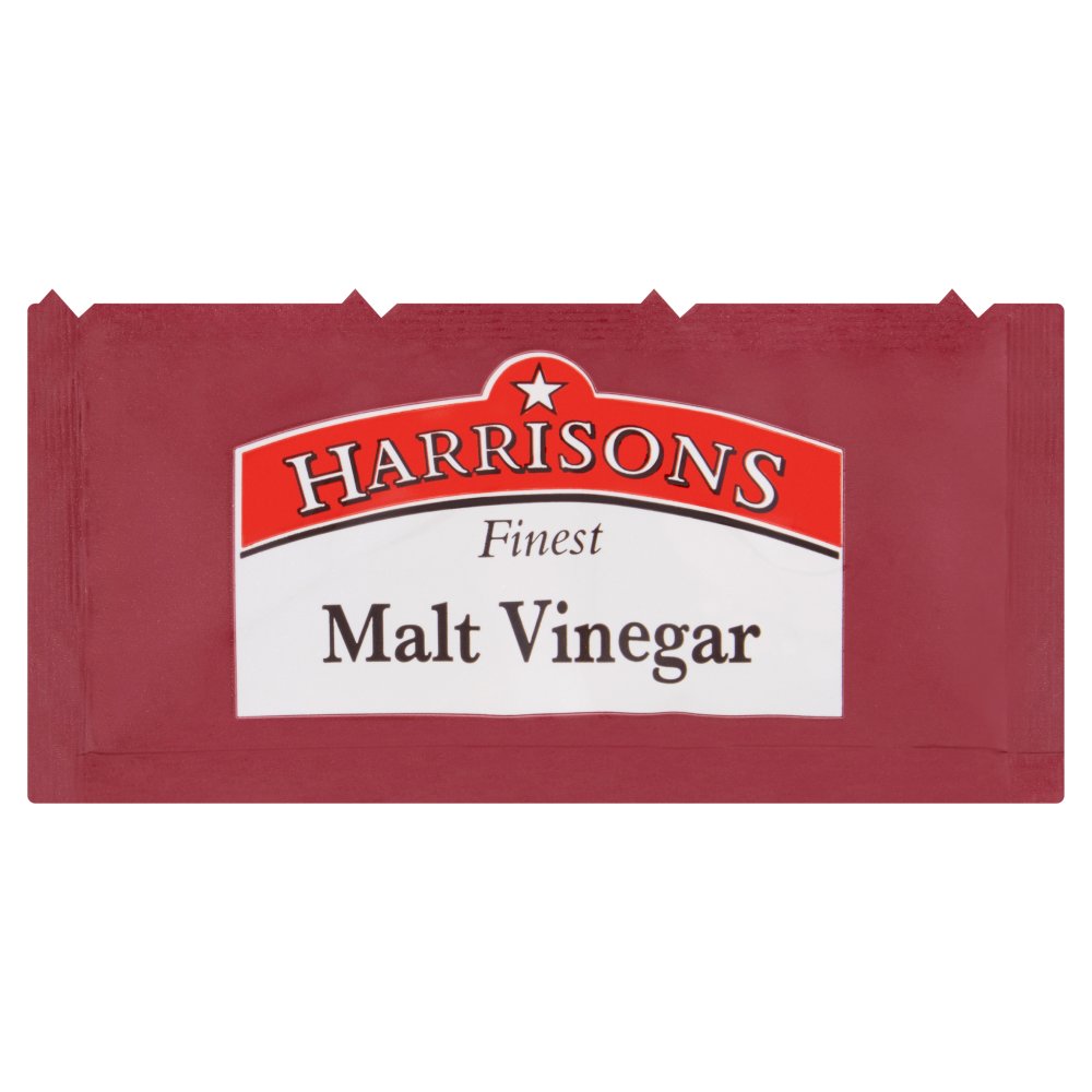 Harrisons Finest Malt Vinegar 200 x 7ml (Pack of 1)