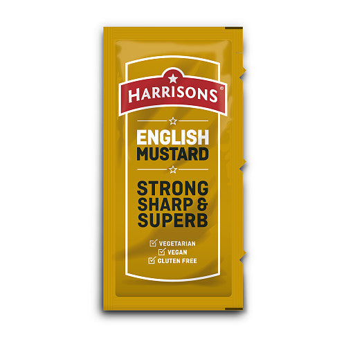 Harrisons Mustard Sachet 200x5g (1kg) (Pack of 1)