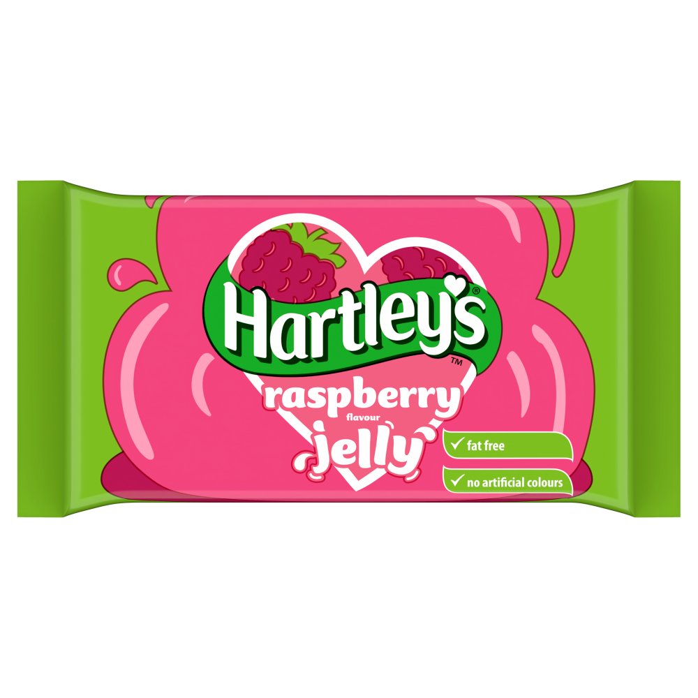 Hartley's Raspberry Flavour Tablet Jelly 135g (Pack of 12)