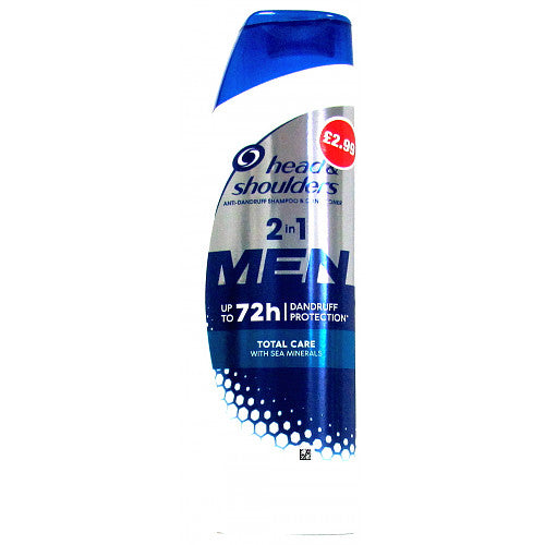 Head & Shoulders Shampoo Men 225ml (Pack of 6)