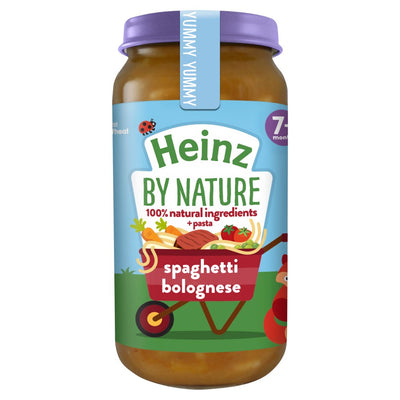 Heinz 7+ Months By Nature Spaghetti Bolognese Baby Food 200g (Pack of 6)