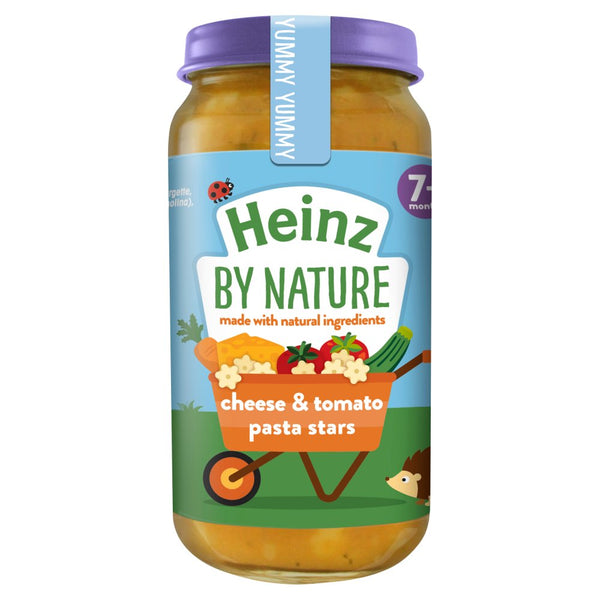 Heinz By Nature Cheese and Tomato Pasta Stars Baby Food Jar 7+ months 200g (Pack of 6)
