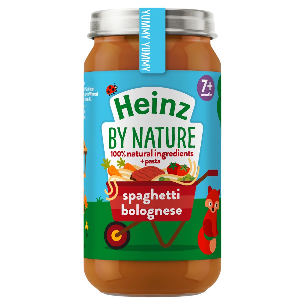 Heinz 7+ Months By Nature Spaghetti Bolognese Baby Food 200g (Pack of 6)