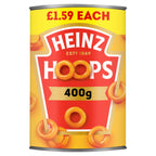 Heinz Hoops Shaped Pasta in Tomato Sauce PMP 400g (Pack of 24)