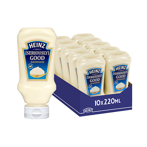 Heinz Seriously Good Mayonnaise 220g (Pack of 10)