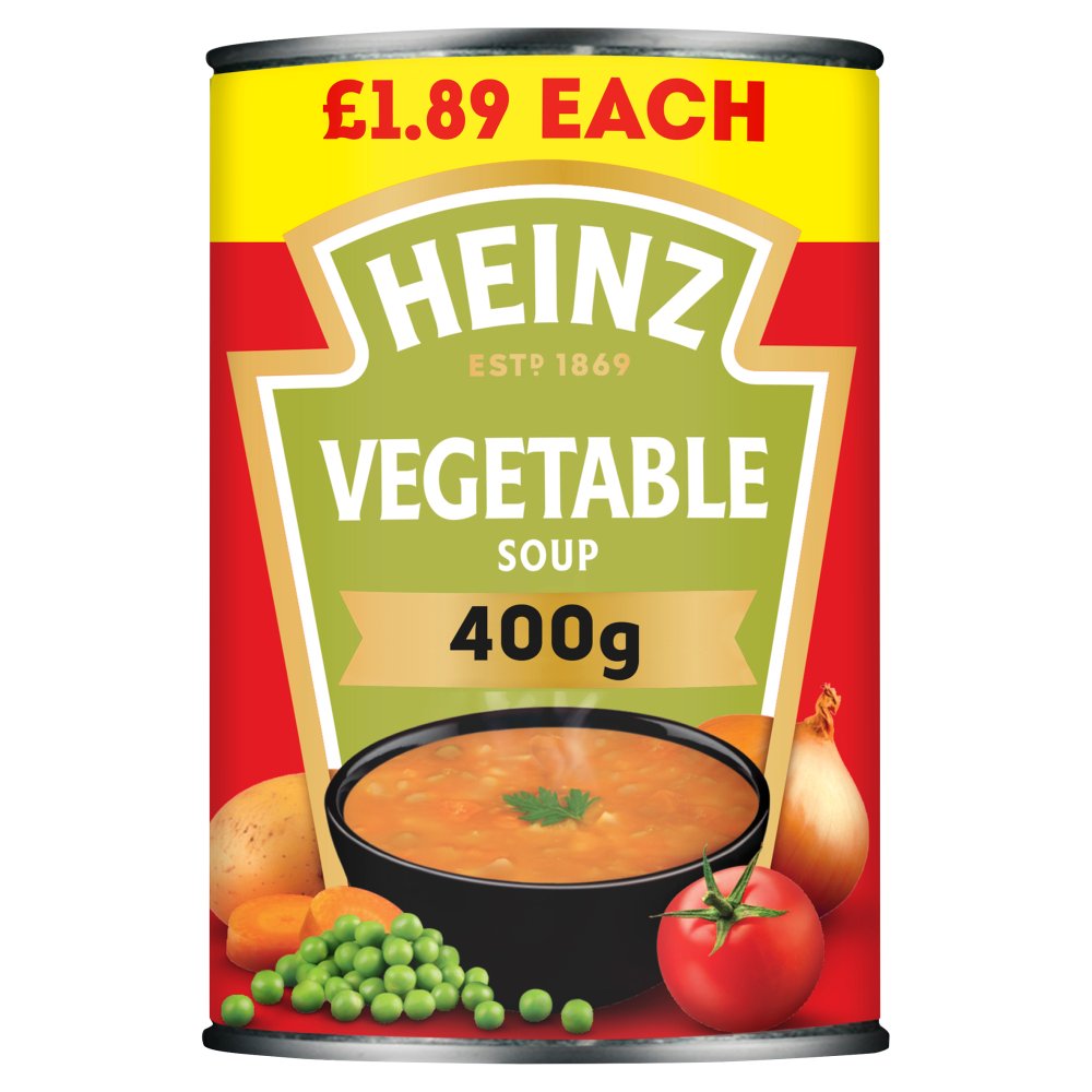 Heinz Vegetable Soup 400g (Pack of 12)