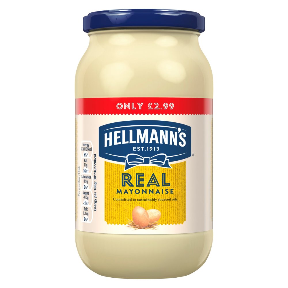 Hellmann's Mayonnaise Real 400g (Pack of 6)