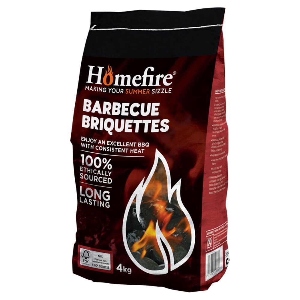 Homefire Barbecue Briquettes 4kg (Pack of 1)