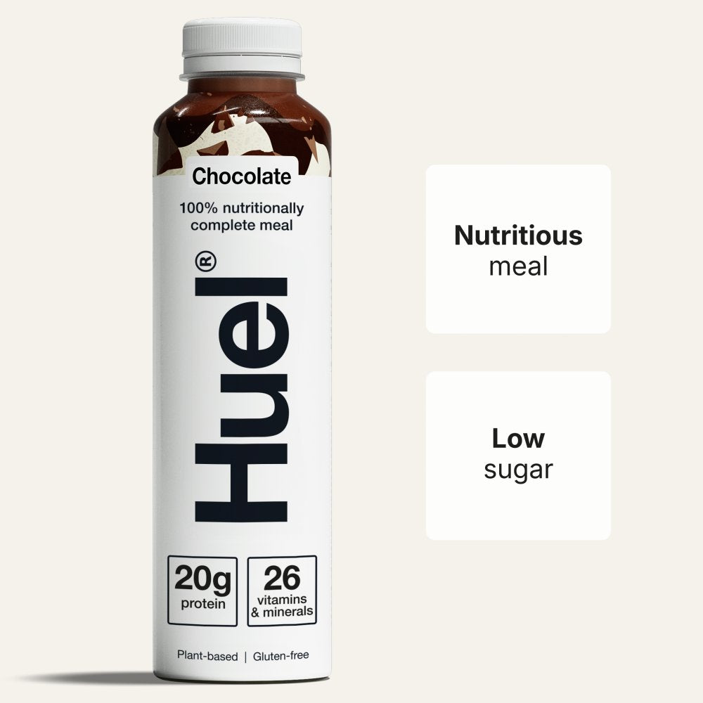 Huel Chocolate Flavour Ready-To-Drink Complete Meal 500ml (Pack of 8)