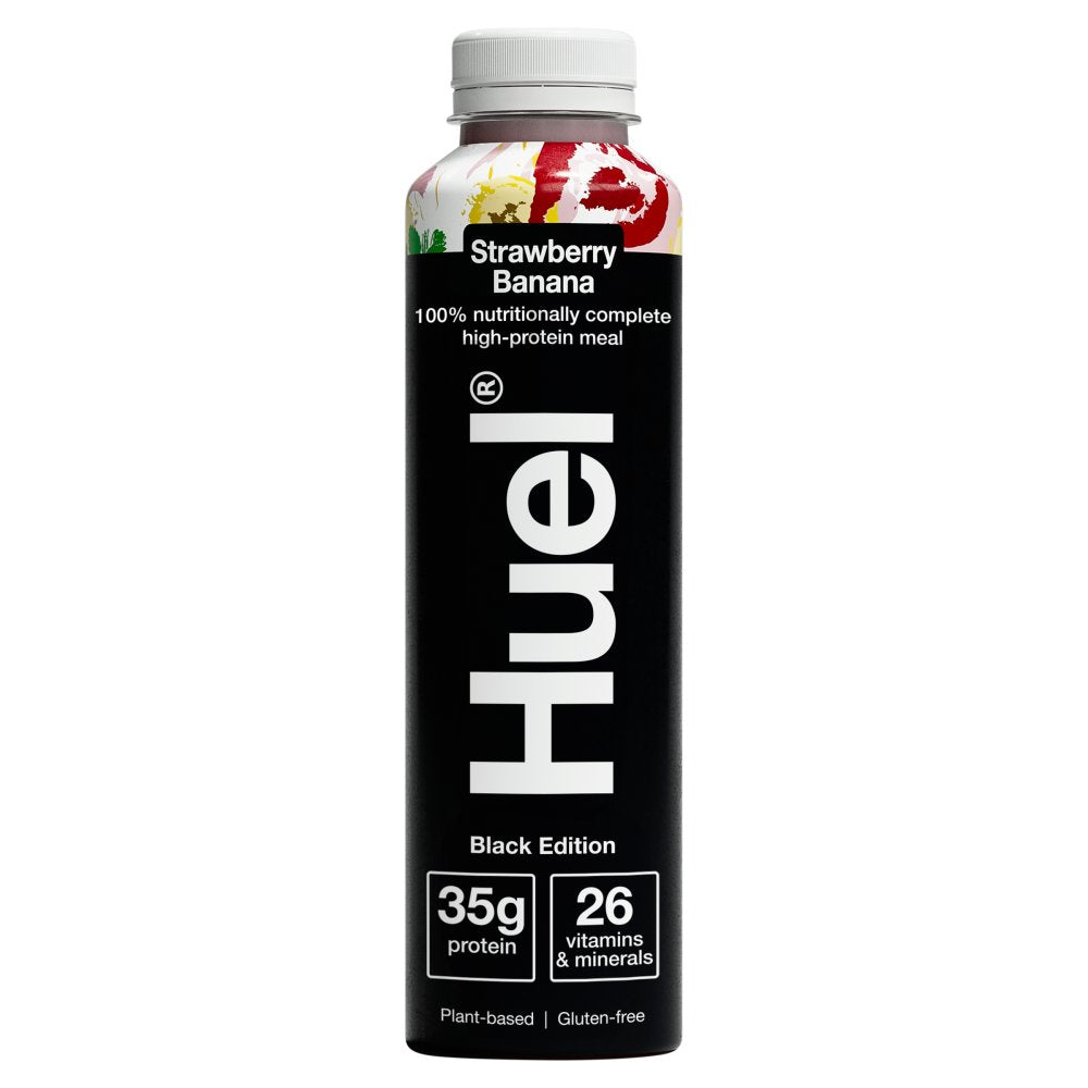 Huel Black Edition Strawberry Banana 500ml (Pack of 1)