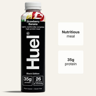Huel Black Edition Strawberry Banana 500ml (Pack of 1)