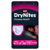 Huggies® DryNites®, Pyjama Pants, Girl, 4-7 Years (17-30kgs), 10 Pants (Pack of 1)