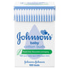 JOHNSON'S® Baby Cotton Buds 100 Buds 100g (Pack of 12)