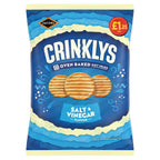 Jacob's Crinklys Salt & Vinegar Flavour 90g (Pack of 15)