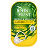 John West Mackerel Fillets in Sunflower Oil 125g (Pack of 10)
